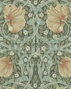 William Morris & Co. Tapet - Pimpernel Bayleaf/Manilla