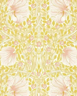 William Morris & Co. Tapet - Pimpernel Sunflower/Pink