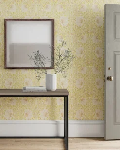 William Morris & Co. Tapet - Pimpernel Sunflower/Pink