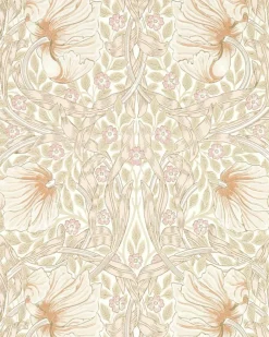 William Morris & Co. Tapet - Pimpernel Cochineal Pink