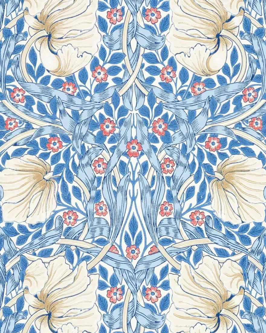 William Morris & Co. Tapet - Pimpernel Woad