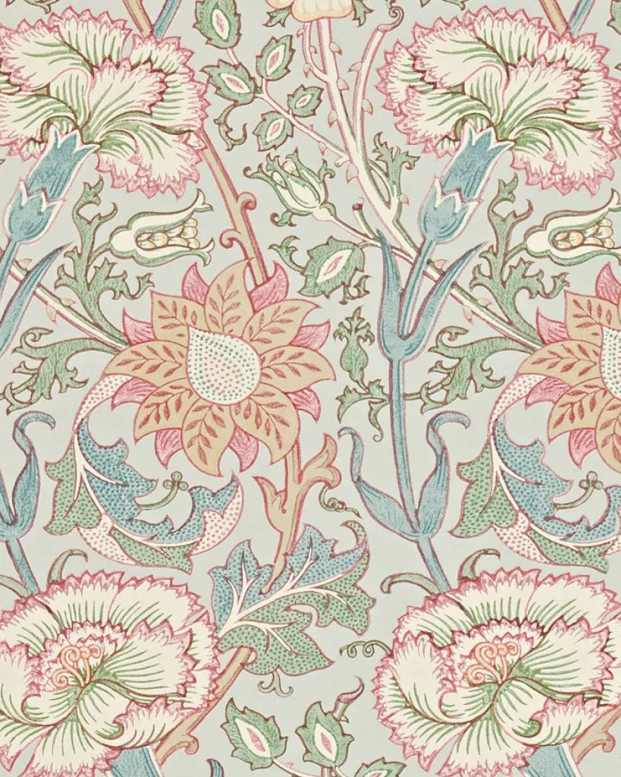 William Morris & Co. Tapet - Pink & Rose eggshell/rose