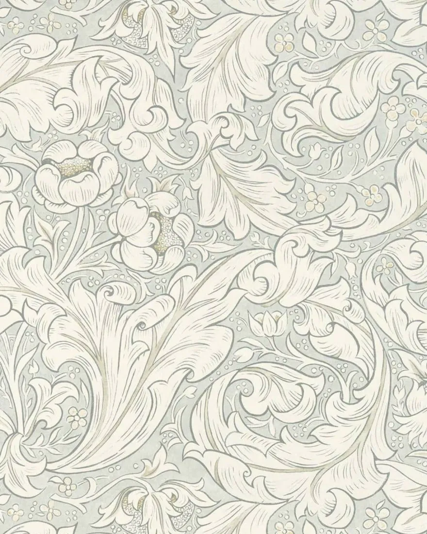 William Morris & Co. Tapet - Pure Bachelor´s Button Grey Blue
