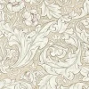 William Morris & Co. Tapet - Pure Bachelor´s Button Linen/Coral