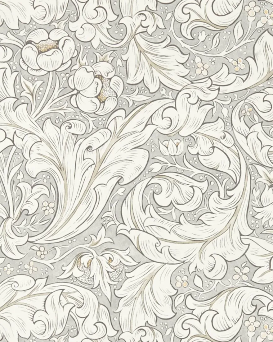William Morris & Co. Tapet - Pure Bachelor´s Button Stone/Linen