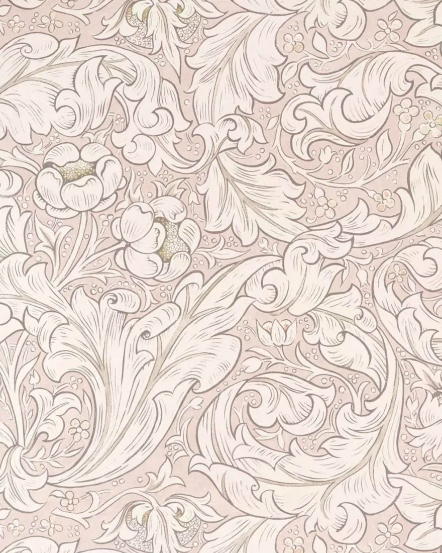 William Morris & Co. Tapet - Pure Bachelor´s Button Faded Sea Pink