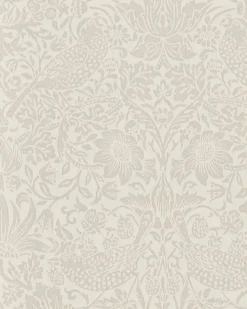 William Morris & Co. Tapet - Pure Strawberry Thief Ecru/Cream