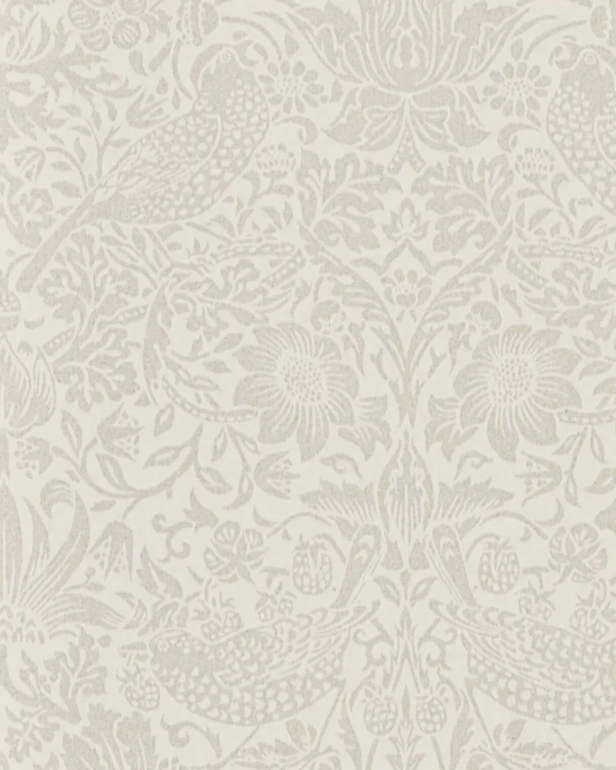 William Morris & Co. Tapet - Pure Strawberry Thief Ecru/Cream