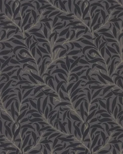 William Morris & Co. Tapet - Pure Willow Boughs Charcoal/Black