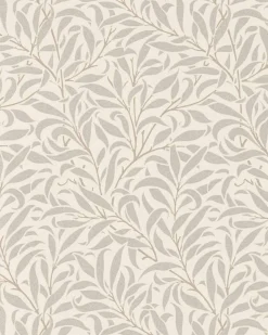 William Morris & Co. Tapet - Pure Willow Boughs Ecru/Silver