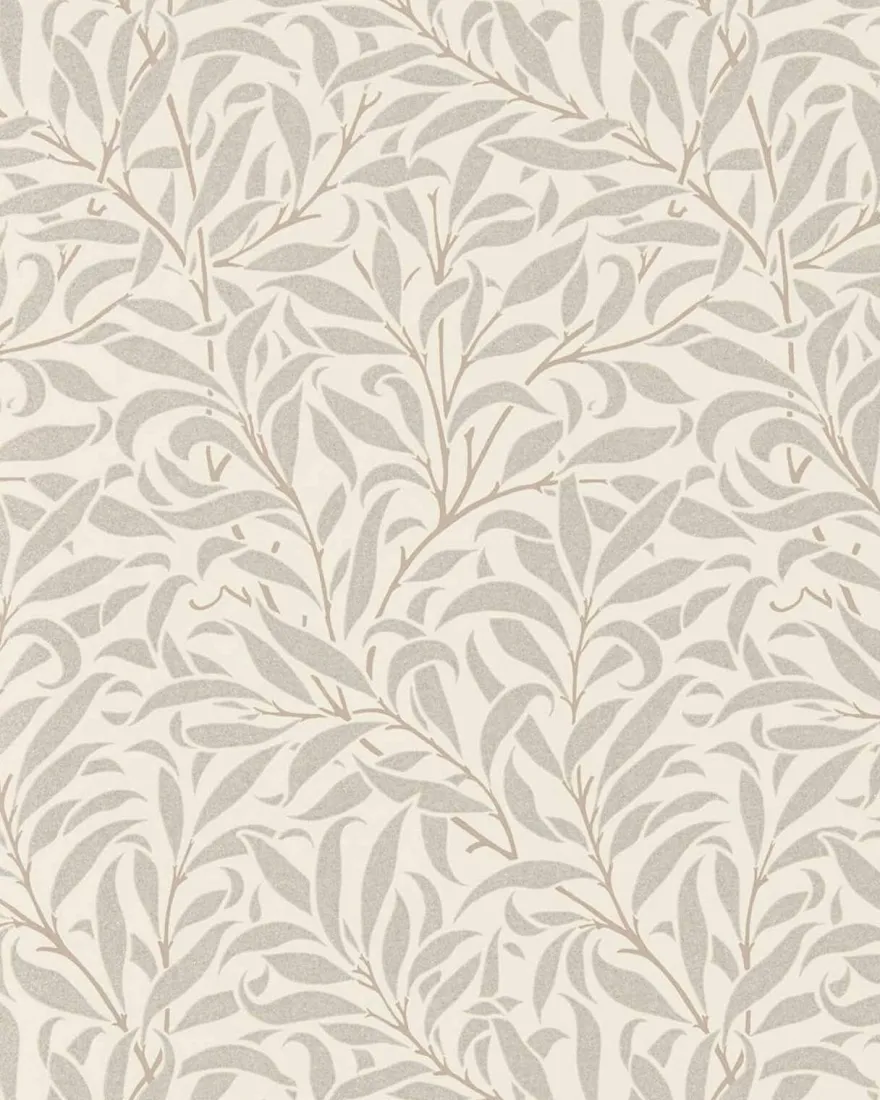 William Morris & Co. Tapet - Pure Willow Boughs Ecru/Silver