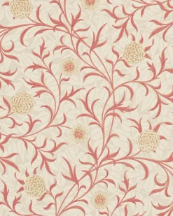 William Morris & Co. Tapet - Scroll Light brick/Buff