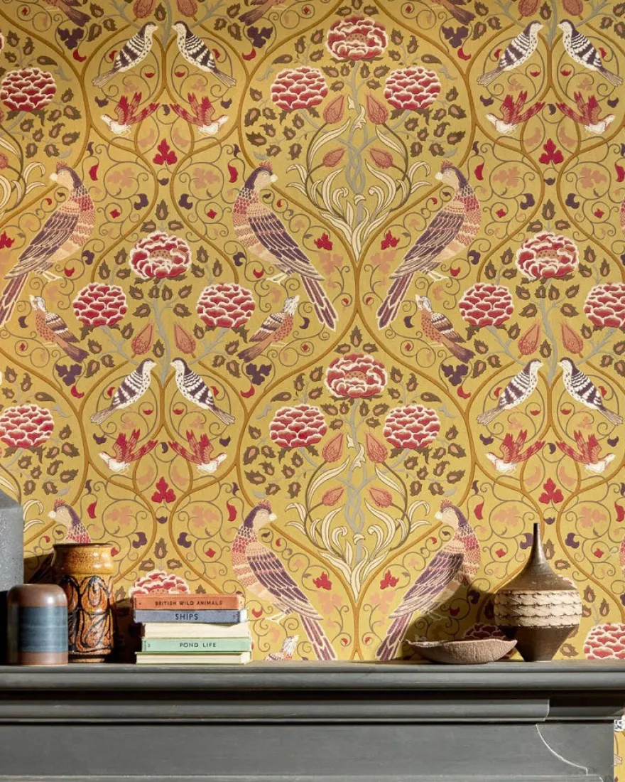 William Morris & Co. Tapet - Seasons by May linen
