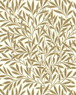 William Morris & Co. Tapet - Willow Cream/Brown