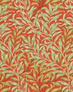 William Morris & Co. Tapet - Willow Boughs Tomato/Olive