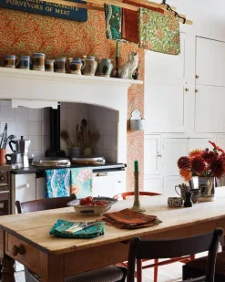 William Morris & Co. Tapet - Willow Boughs Tomato/Olive
