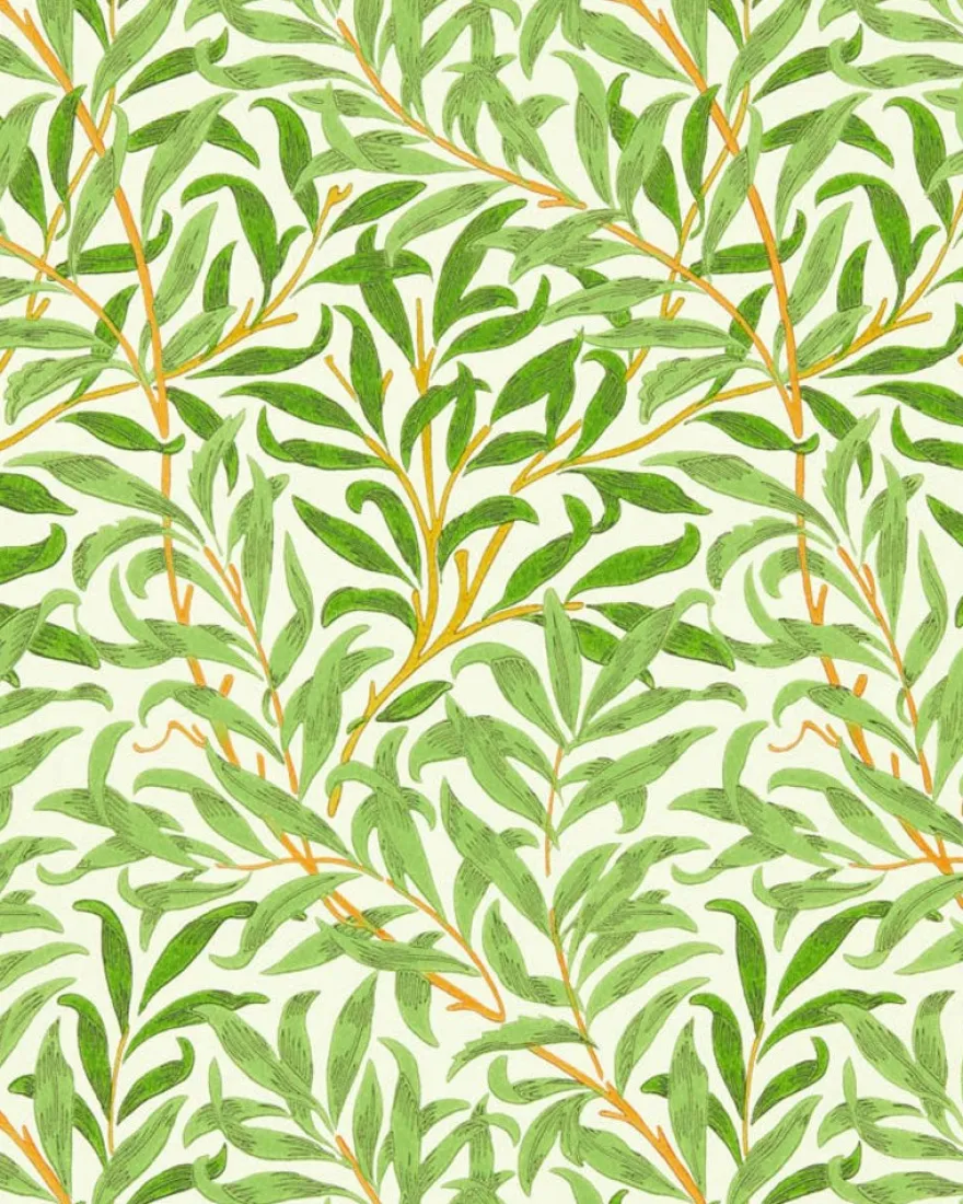 William Morris & Co. Tapet - Willow Boughs leaf green