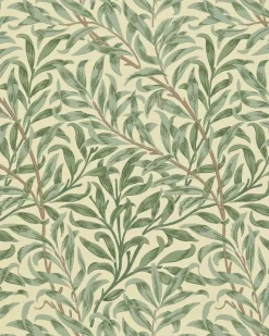 William Morris & Co. Tapet - Willow Boughs Green