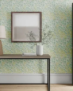 William Morris & Co. Tapet - Willow Boughs Green